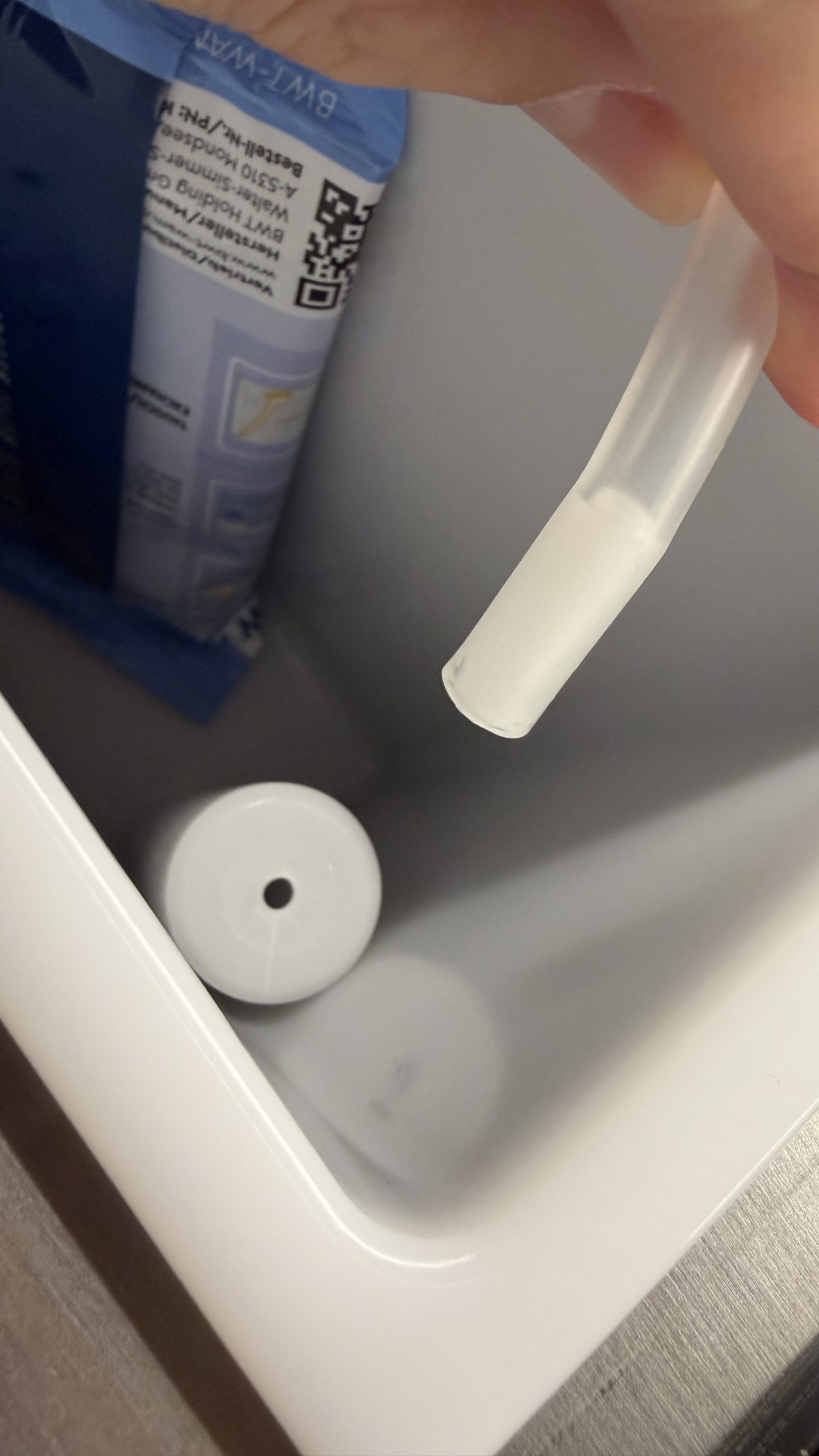 破損したエアートラップの実例