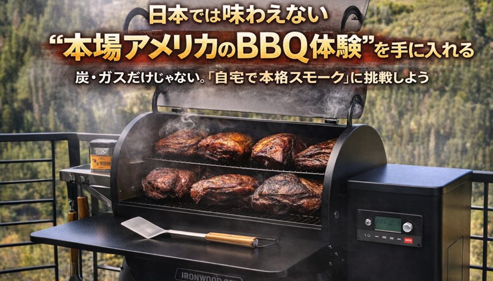 アメリカ式バーベキュー 本格スモーカー 日本BBQとの違い